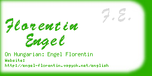 florentin engel business card